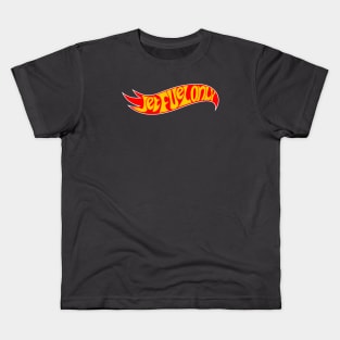 JET FUEL ONLY - Hot Rod Aviation Warning Kids T-Shirt